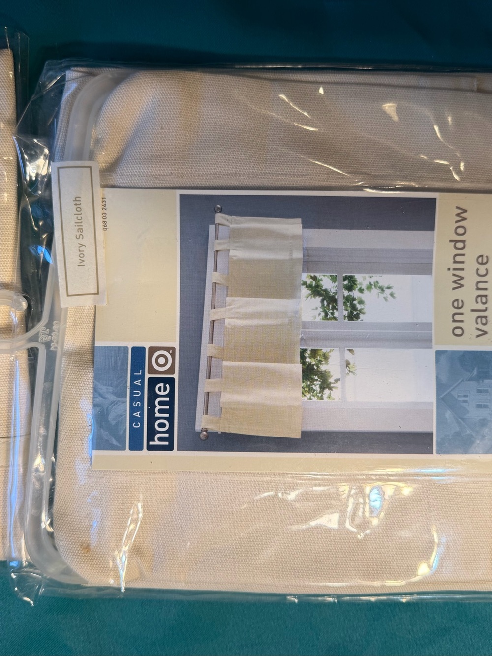 Window Valance - Ivory - Picture 3 of 4
